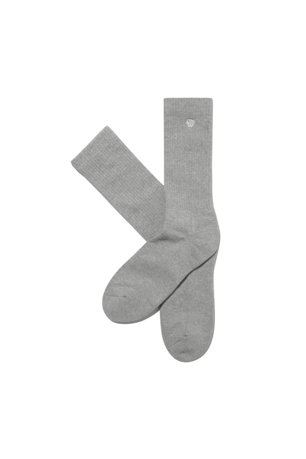 CUSTOMELLOW - 양말 - Grey Logo Socks