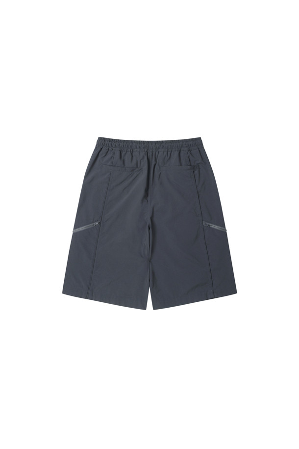 CUSTOMELLOW - 하프팬츠 - Grey Piping Shorts