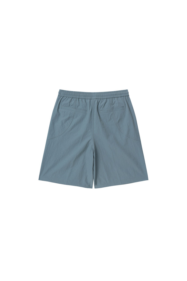 CUSTOMELLOW - 하프팬츠 - Mint Curved Line Shorts