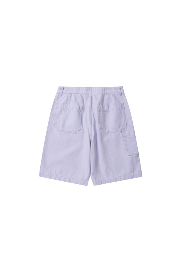 CUSTOMELLOW - 데님 - Purple Fatigue Denim Shorts