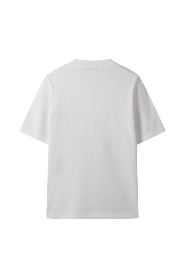 CUSTOMELLOW - 반팔티셔츠 - White Basic T-shirt