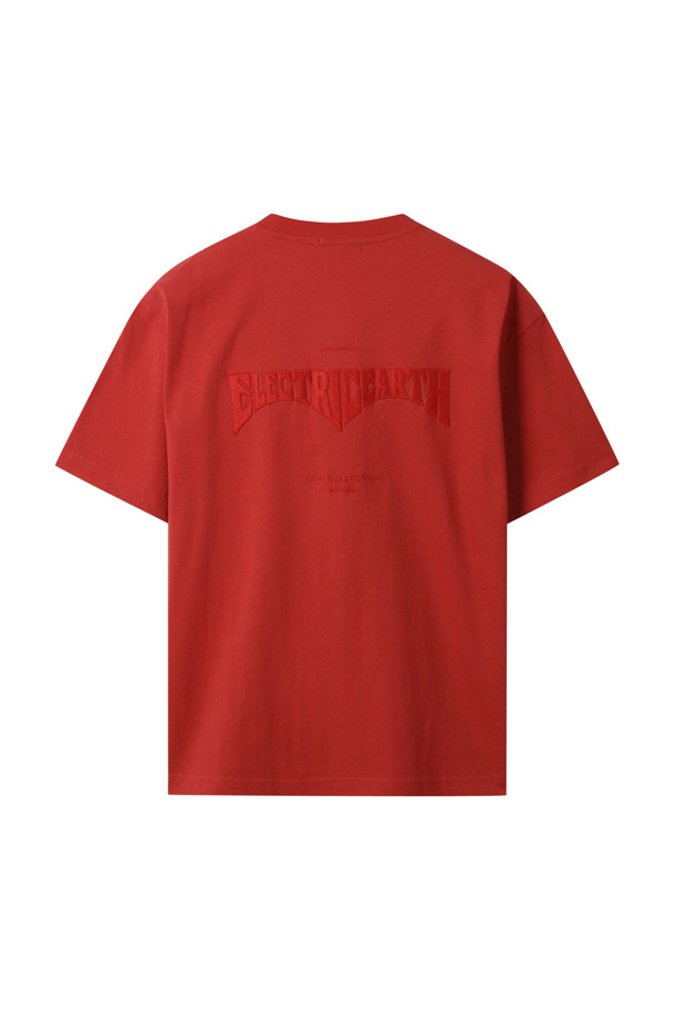 CUSTOMELLOW - 반팔티셔츠 - Red Electric Earth Graphic T-shirt