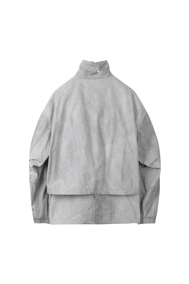 CUSTOMELLOW - 아노락/바람막이 - Gray Fabric Dyed Anorak Jacket