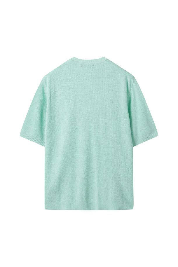 CUSTOMELLOW - 스웨터 - Mint Soft Half Round Neck Sweater