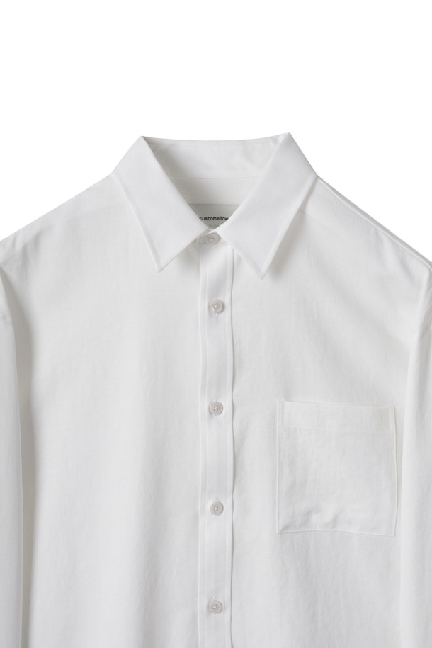 CUSTOMELLOW - 셔츠 - [Outlet] White Basic shirt