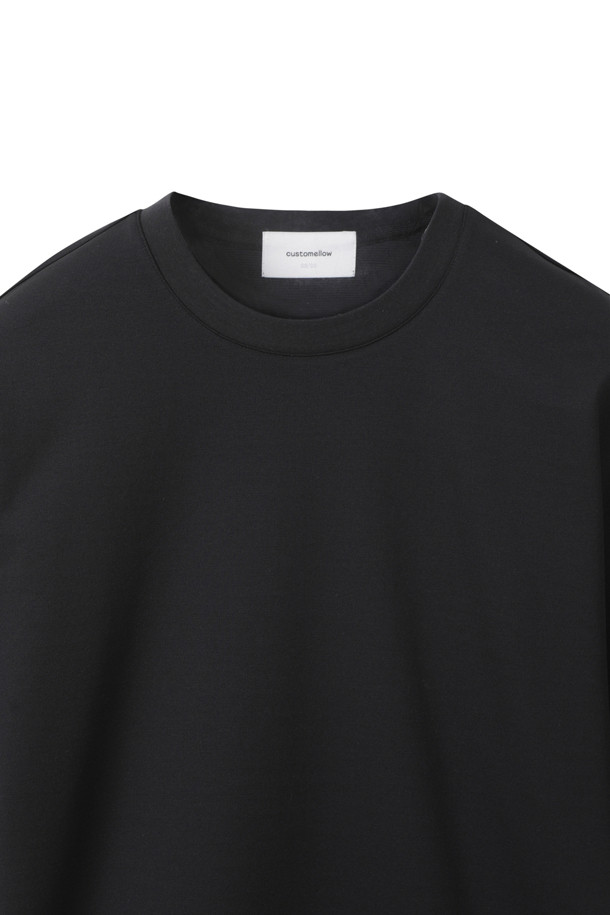 CUSTOMELLOW - 티셔츠 - [Outlet] Black Relaxed Fit T-shirt