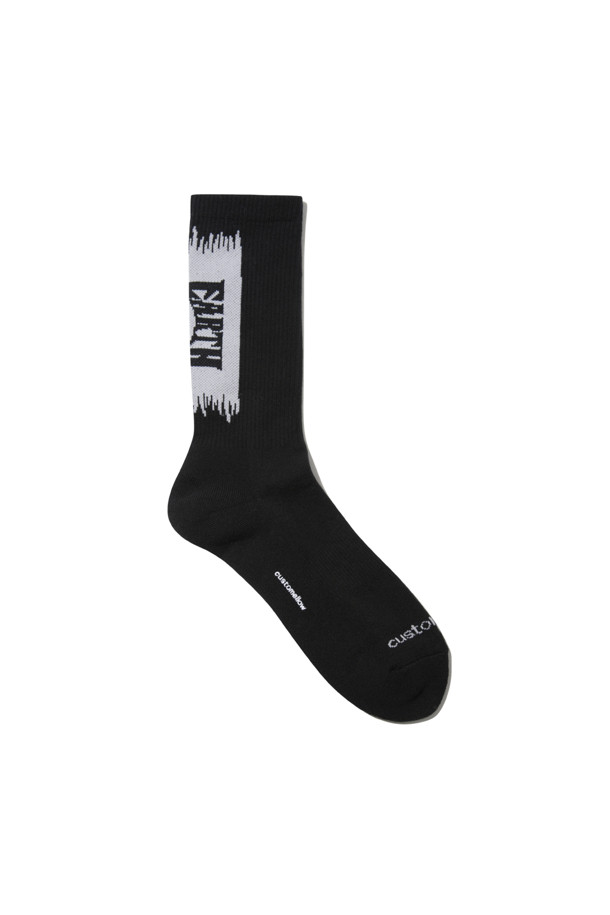 CUSTOMELLOW - 양말 - Black Graphic Socks