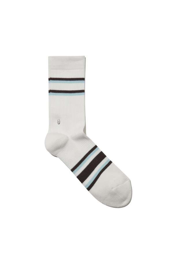 CUSTOMELLOW - 양말 - Ivory Stripe Socks