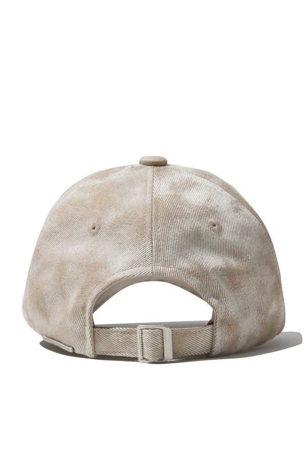 CUSTOMELLOW - 모자 - Beige Graphic Embroidery Cap