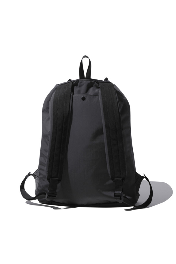 CUSTOMELLOW - 숄더/크로스백 - [Online Only] Grey Draw String Backpack 