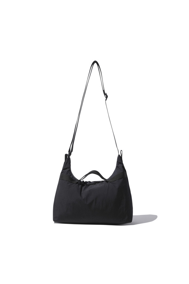 CUSTOMELLOW - 숄더/크로스백 - [Online Only] Black Draw String Cross Bag