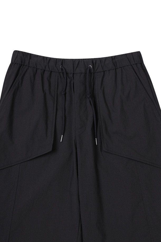 CUSTOMELLOW - 하프팬츠 - Black Bermuda Shorts