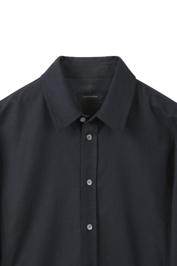 CUSTOMELLOW - 긴팔셔츠 - Navy Front Line Oxford Shirt