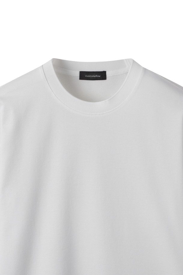 CUSTOMELLOW - 반팔티셔츠 - White Basic T-shirt