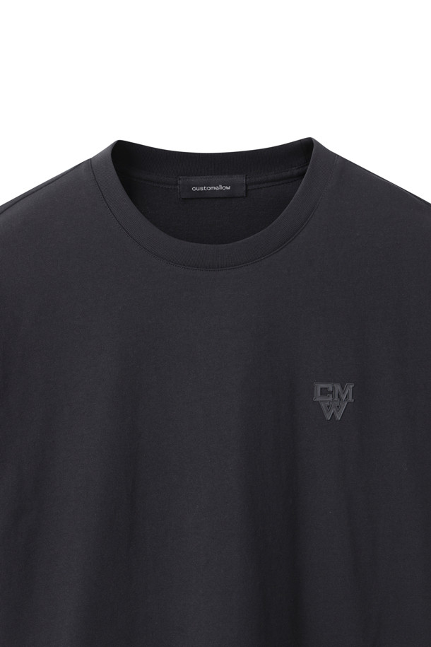 CUSTOMELLOW - 반팔티셔츠 - Black Graphic T-shirt