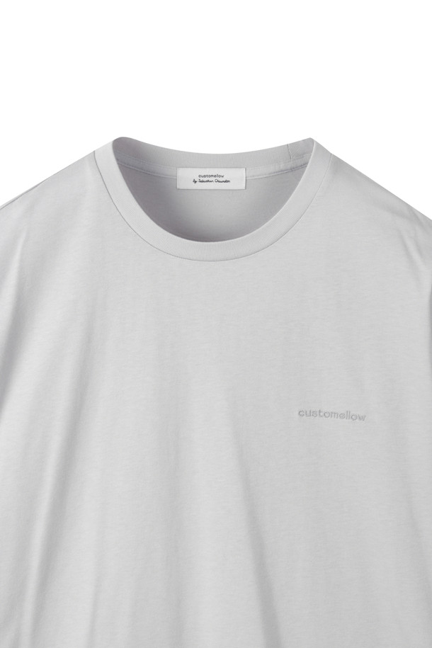 CUSTOMELLOW - 반팔티셔츠 - Grey Graphic T-shirt