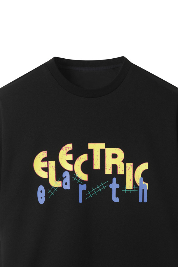 CUSTOMELLOW - 긴팔티셔츠 - [Cadejo x customellow x DMZ] Black Electric Earth T-shirt