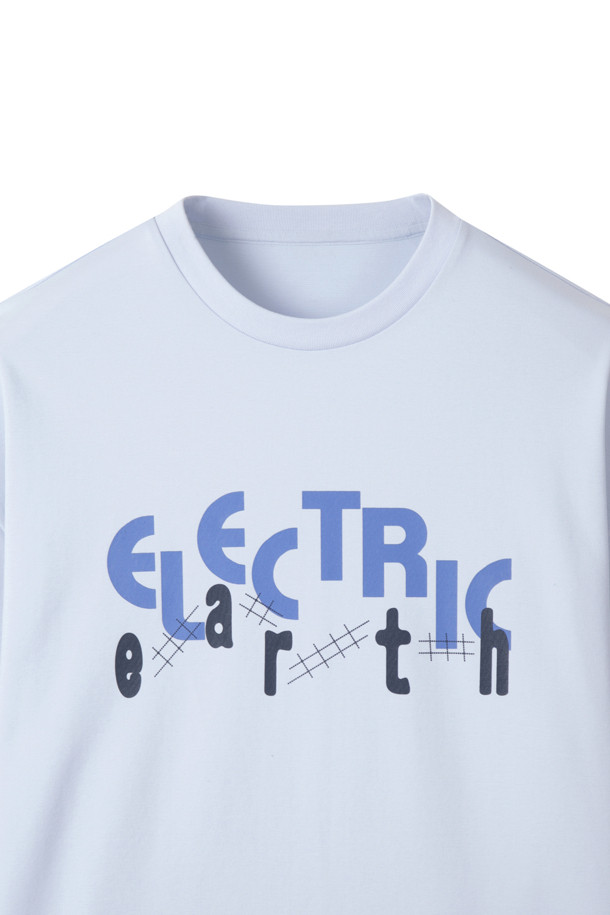 CUSTOMELLOW - 긴팔티셔츠 - [Cadejo x customellow x DMZ] Sky Blue Electric Earth T-shirt