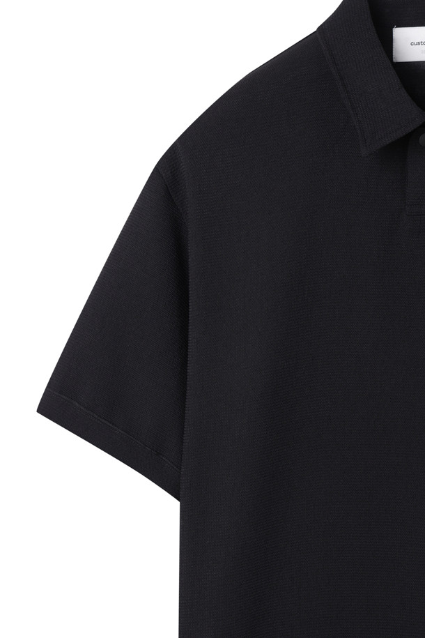 CUSTOMELLOW - 티셔츠 - [Outlet] Black Basic Polo