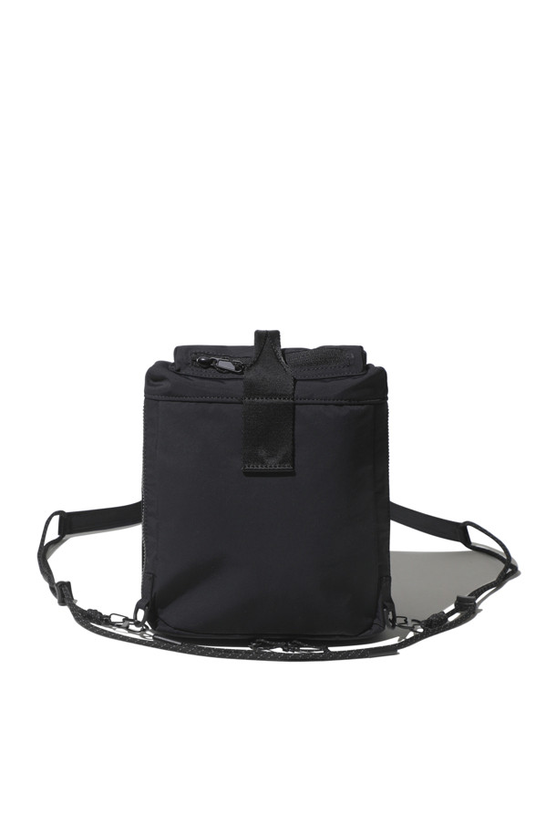 CUSTOMELLOW - 숄더/크로스백 - Black Nylon Mini Cross Bag