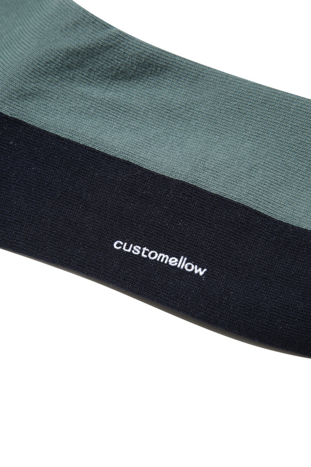 CUSTOMELLOW - 양말 - Mint Block socks