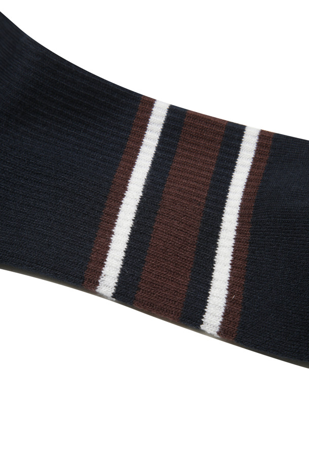 CUSTOMELLOW - 양말 - Navy Stripe Socks