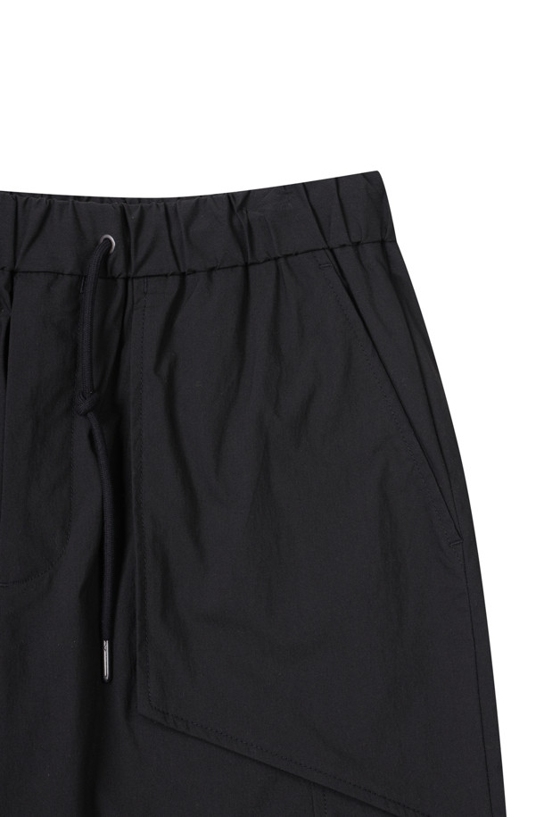 CUSTOMELLOW - 하프팬츠 - Black Bermuda Shorts