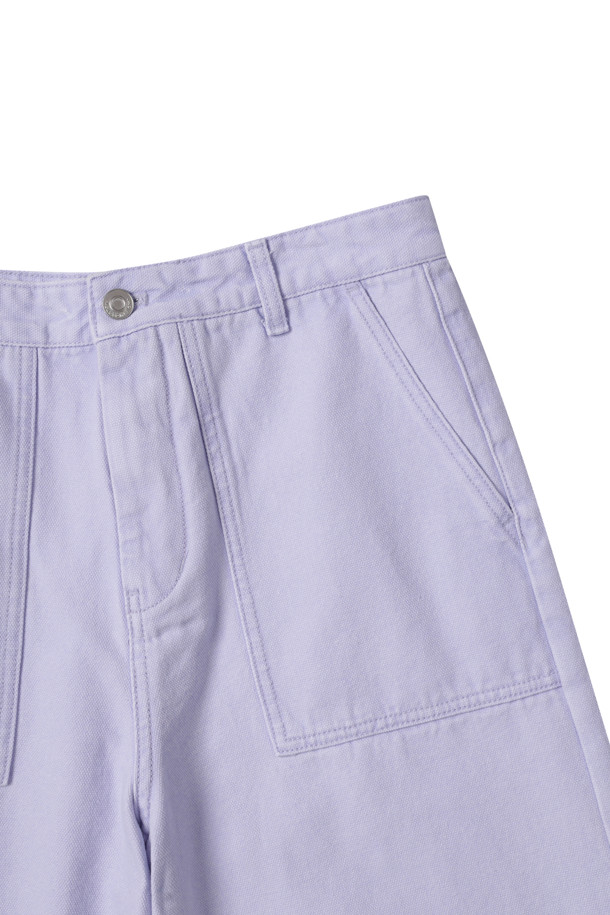 CUSTOMELLOW - 데님 - Purple Fatigue Denim Shorts