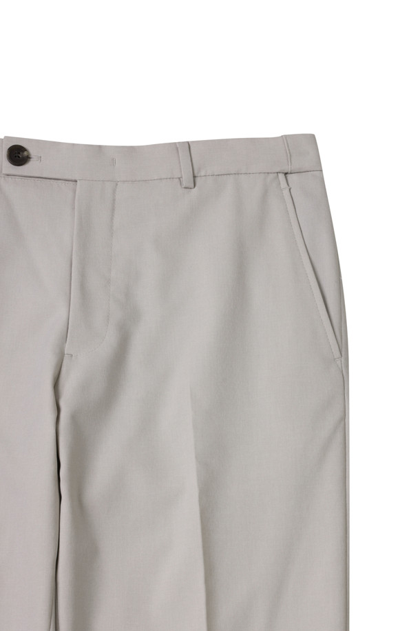 CUSTOMELLOW - 캐주얼팬츠 - Ivory Slim Fit Setup Pants