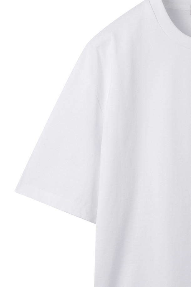 CUSTOMELLOW - 반팔티셔츠 - White Relaxed Fit Logo T-shirt