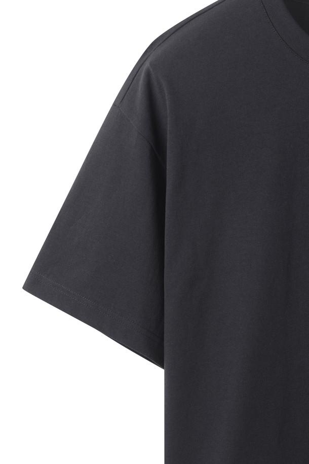 CUSTOMELLOW - 반팔티셔츠 - Black Graphic T-shirt