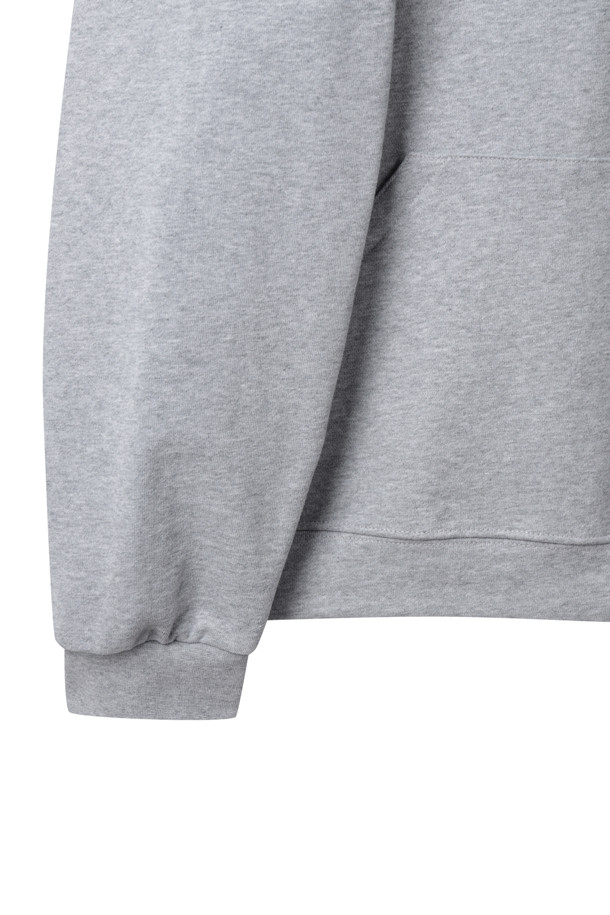 CUSTOMELLOW - 후디 - Grey Denim Layered Hoodie