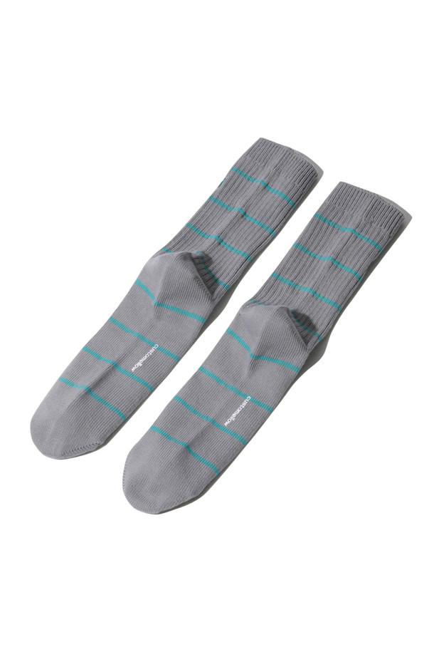 CUSTOMELLOW - 양말 - Mint Stripe Socks