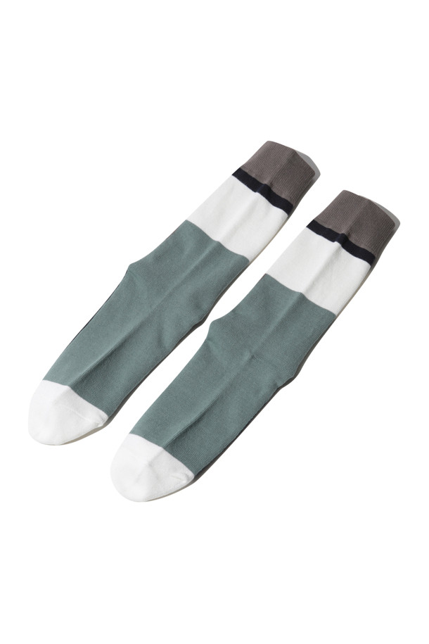 CUSTOMELLOW - 양말 - Mint Block socks