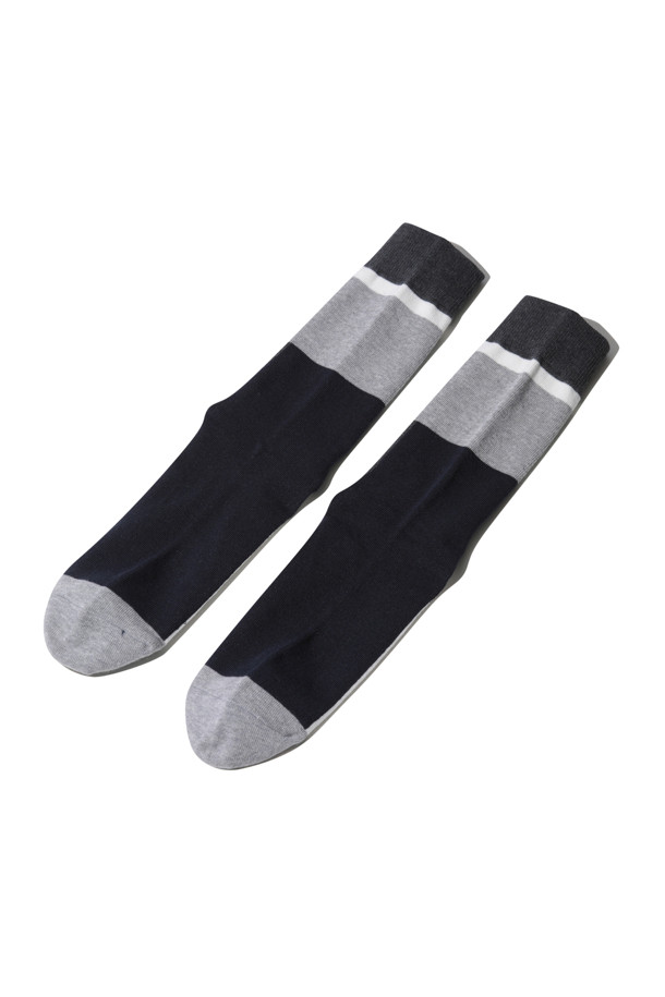 CUSTOMELLOW - 양말 - Navy Block socks