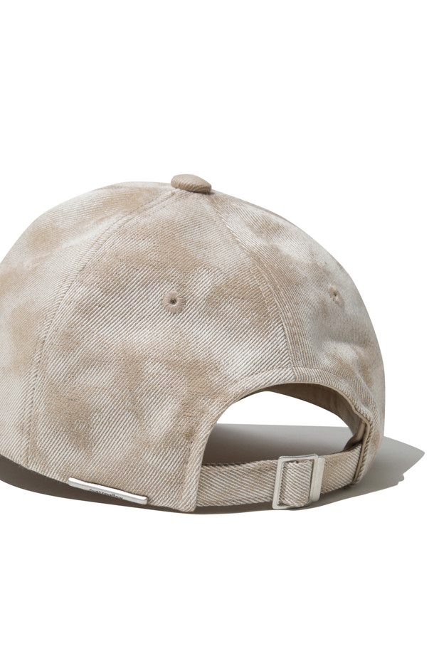 CUSTOMELLOW - 모자 - Beige Graphic Embroidery Cap