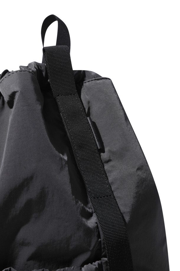 CUSTOMELLOW - 숄더/크로스백 - [Online Only] Grey Draw String Backpack 