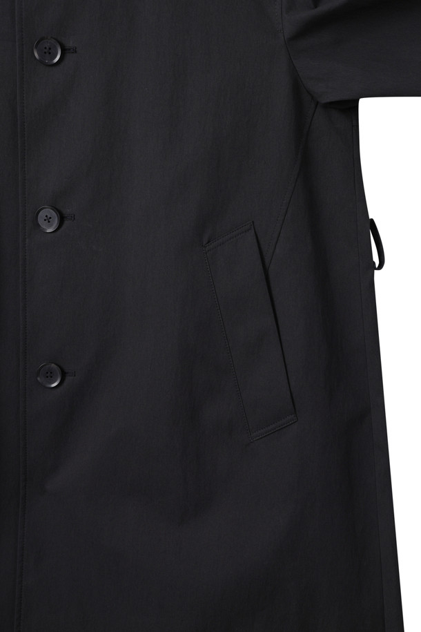 CUSTOMELLOW - 코트 - Black Belted Mac Coat