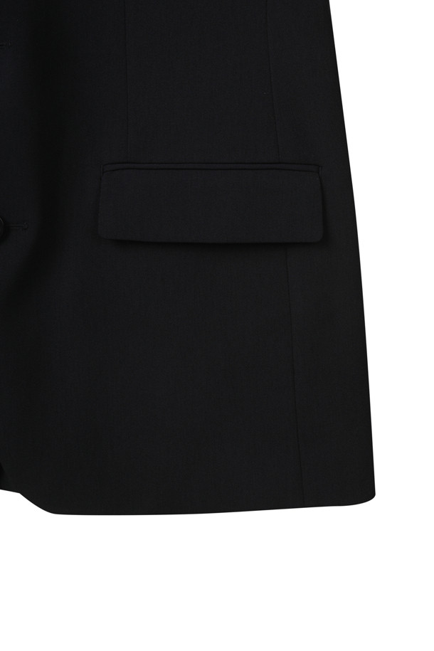 CUSTOMELLOW - 수트/블레이저자켓 - Black Slim Fit Setup Jacket