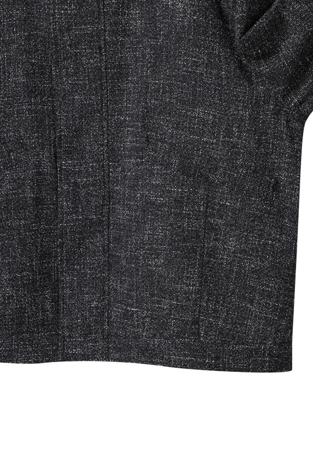 CUSTOMELLOW - 사파리/필드자켓 - Black Marzotto Tweed Jacket