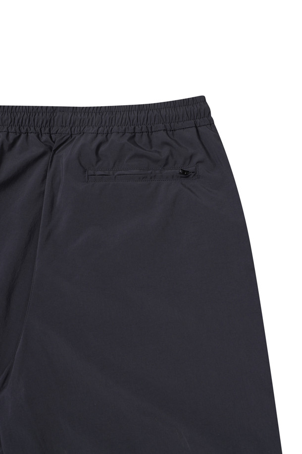 CUSTOMELLOW - 하프팬츠 - Black Zip Layered Shorts