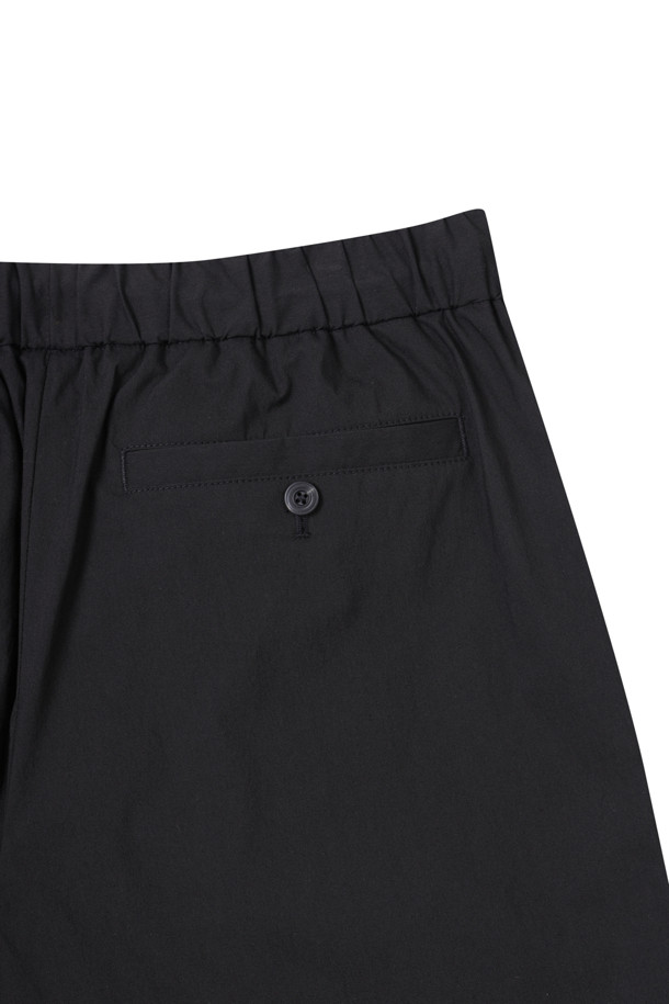 CUSTOMELLOW - 하프팬츠 - Black Bermuda Shorts