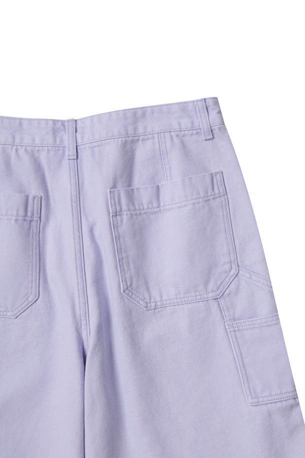 CUSTOMELLOW - 데님 - Purple Fatigue Denim Shorts