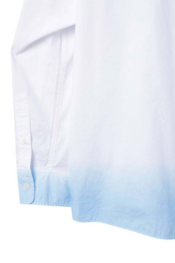 CUSTOMELLOW - 긴팔셔츠 - Blue Regular Dyed Color Shirt