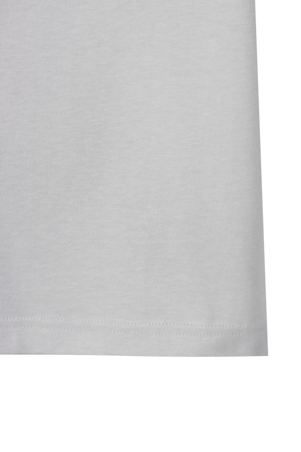 CUSTOMELLOW - 반팔티셔츠 - Grey Graphic T-shirt