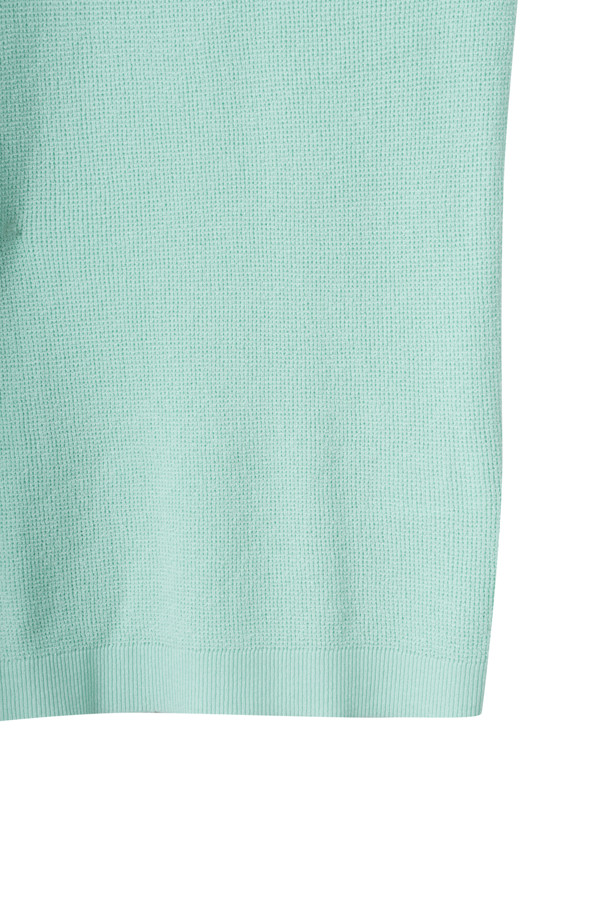 CUSTOMELLOW - 스웨터 - Mint Soft Half Round Neck Sweater