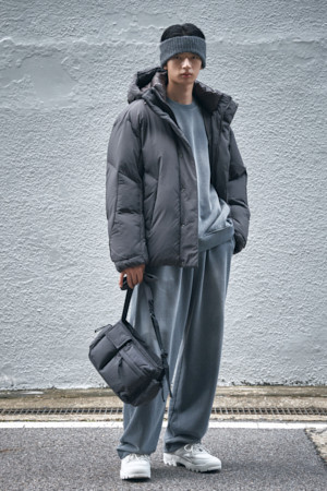 Brown Hoodie Down Puffer Jacket