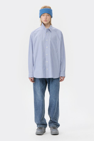 Blue Loose Fit Drawstring Jeans