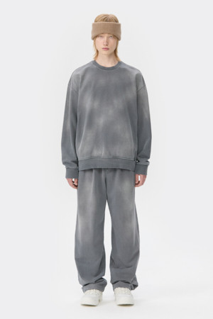 Grey Dyed Sweat Pants