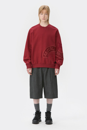 Red Graphic Sweatshirt